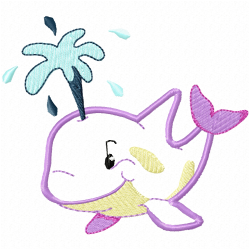 Fishes Embroidery Design 7 Fishes Embroidery Design 7